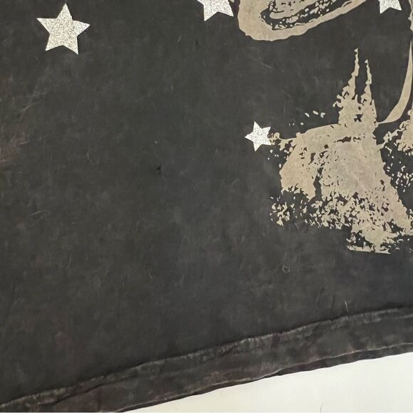 C Bar A Lovestock Ranch by Christian Audigier XXL Stars Mushroom Psychedelic Tee - Picture 12 of 14